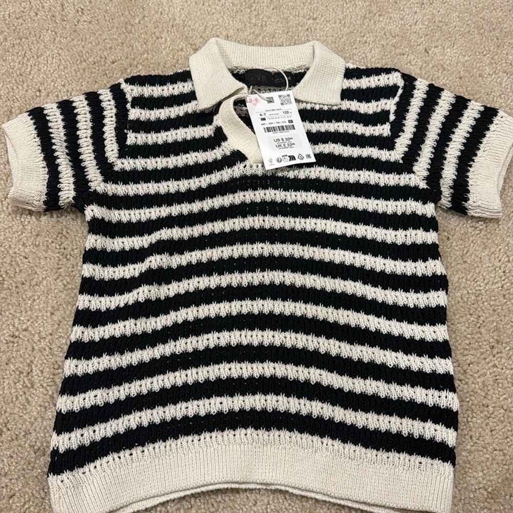 NWT stripped collared shirt